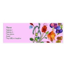 Flower Garden my Dream Business Card Templates