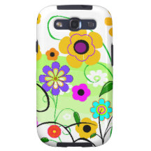 Flower Garden Samsung Galaxy SIII Covers