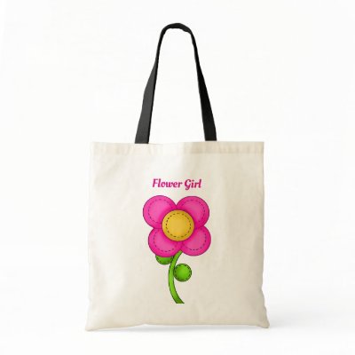 Flower Girl Tote Bags by cooltees