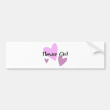 Flower Girl Bumper Sticker