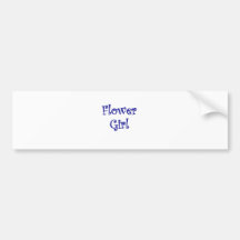 Flower Girl Bumper Sticker
