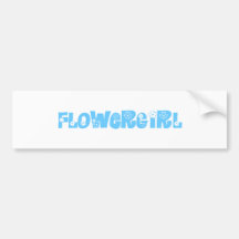 Flower Girl Bumper Stickers