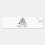 Flower Girl (Cake) Bumper Stickers