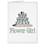 Flower Girl (Cake) Card