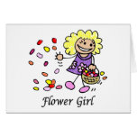 Flower Girl Card