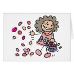Flower Girl Card