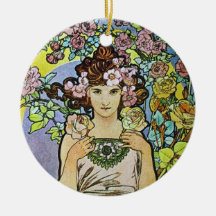 Flower Girl Christmas Tree Ornaments