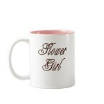 Flower Girl Classy Browns Coffee Mugs