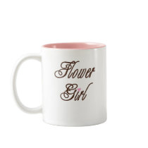 Flower Girl Classy Browns Coffee Mugs