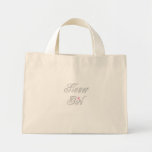 Flower Girl Classy Greys Tote Bags