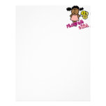 Flower Girl Custom Letterhead