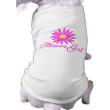 Flower Girl Daisy/ Pink Pet Clothing
