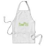 Flower girl/ Daisy theme aprons