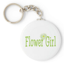 Flower girl/ Daisy theme Key Chain