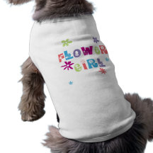 Flower Girl Dog T-shirt