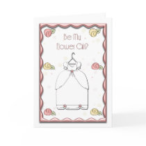 Flower Girl Invitation Card