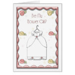 Flower Girl Invitation Card