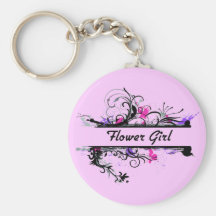 Flower Girl Key Chains