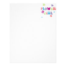 Flower Girl Letterhead