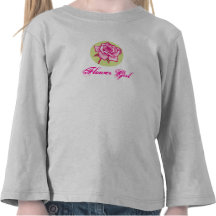 Flower Girl long sleeve Tshirts