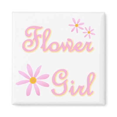 Flower girl magnet by tshirtfun