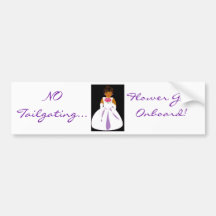 "Flower Girl Onboard" Bumper Sticker