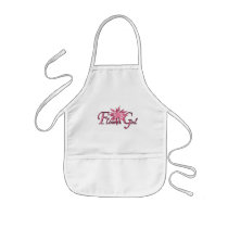 Flower Girl Pink Apron