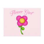 Flower Girl Postcard
