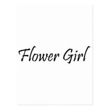 Flower Girl Postcard