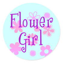 Flower Girl Products Round Sticker
