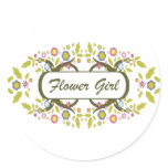 Flower Girl stickers