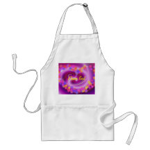 Flower Girl Swirly Heart Apron