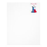 Flower Girl Texas Wedding Letterhead Design