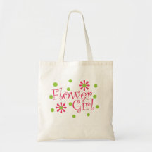 Flower Girl Tote Bag