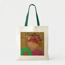 Flower Girl Tote Bag