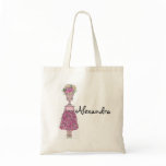 Flower Girl Tote Bag - Personalize Alexandra