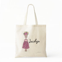 Flower Girl Tote Bag - Personalize - Jocelyn
