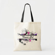Flower Girl Tote Bags