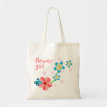Flower Girl Wedding Attendant Budget Tote Bag