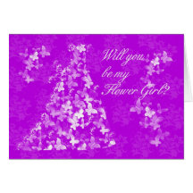 Flower Girl, Will you be my Flower Girl? Cards
