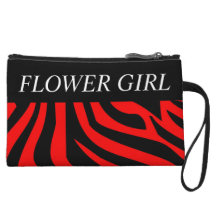 Flower Girl Wristlet Clutch