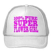Flower Girls : Pink Super Flower Girl Mesh Hat