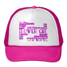 Flower Girls Thank You Wedding Favours : Qualities Trucker Hat