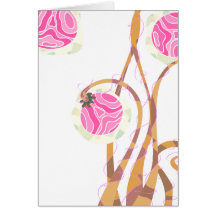 flower greeting card