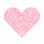 Flower Heart Cut Out