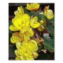 Flower II Digitally Embossed Art Photo