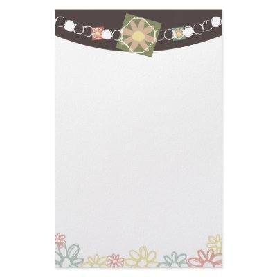 flower jewellery necklace stationery by MargaretsArt