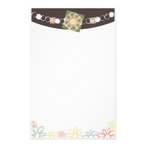 flower jewellery necklace stationery