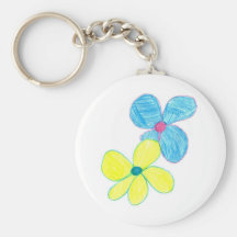 flower key chain