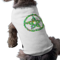 Flower & Leaves Pentacle Pet Tee